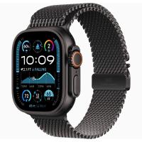 Apple Watch Ultra 2 49mm Black Ti Black Milanese Loop Medium