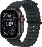 Apple Watch Ultra 3 49mm Black Ti Black Ocean Band