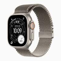 Apple Watch Ultra 3 49mm Natural Ti Natural Milanese Loop Medium