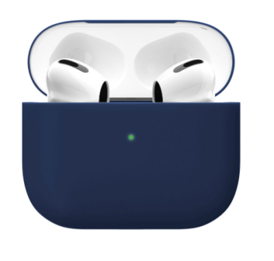 Фото 1 — Чехол силиконовый "vlp" Soft Touch Apple AirPods 3, темно-синий