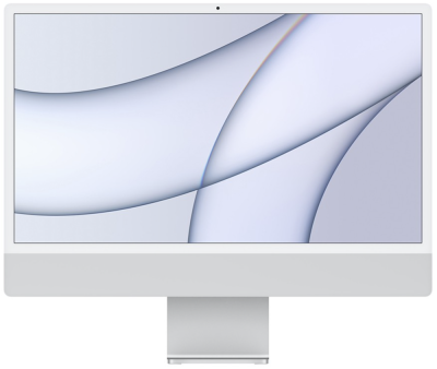 Фото 1 — Моноблок Apple iMac 24" (M1 8C CPU, 8C GPU, 2021) 8 ГБ, 512 ГБ SSD, Серебристый MGPD3