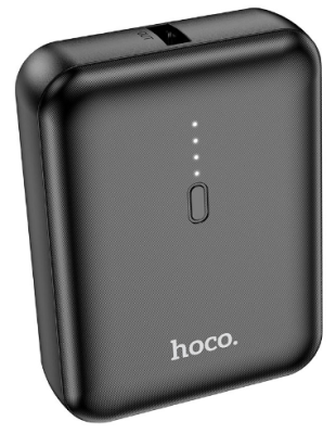 Фото 1 — Аккумулятор внешний HOCO J96 Strider 5000mAh, 1xUSB, 2А, Li-Ion (черный)